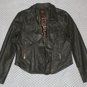 Faux Leather Jacket